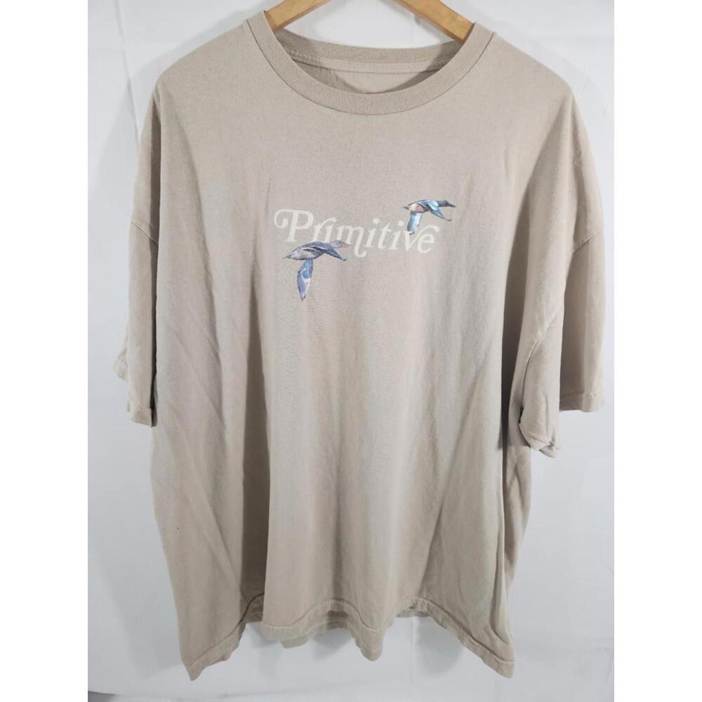 PRIMITIVE Skateboarding Men's Size 2XL Primitive Migration Natural T-Shirt